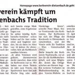 Kerbverein kämpft um Dietzenbachs Tradition (12.04.2012)